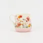 Flower Silhouette Mug-light pink