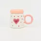 Pop Love Mug with Lid-pink