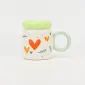 Pop Love Mug with Lid-green