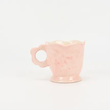 Ephemeral Floral Memoir Mug-pink