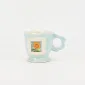 Ephemeral Floral Memoir Mug-blue
