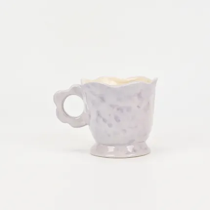Ephemeral Floral Memoir Mug-light Light Purple
