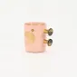 Decorative Geometric Round-Handle Mug-4