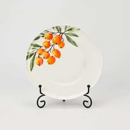 Fruiting Wilds Plate–sea buckthorn