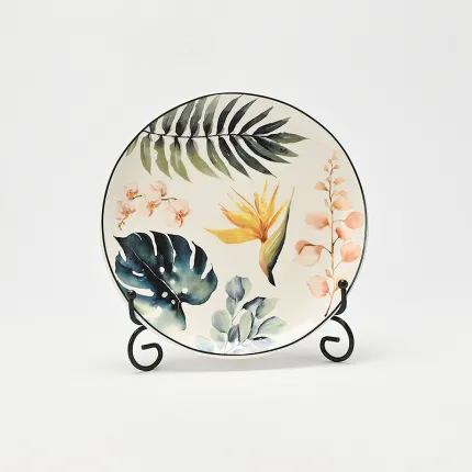 Dappled Green Glow Plate