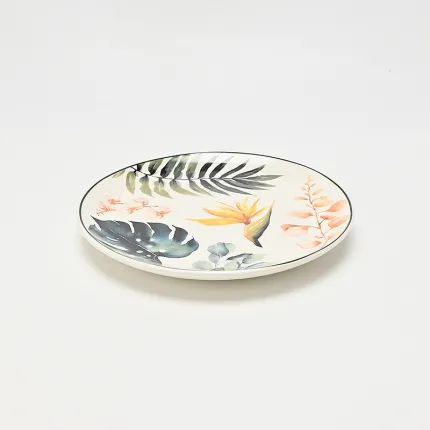 Dappled Green Glow Plate