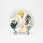 Dappled Green Glow Plate
