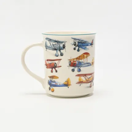 Vintage Airplane Mug