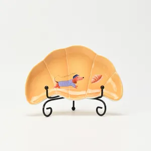 Dachshund Croissant Plate
