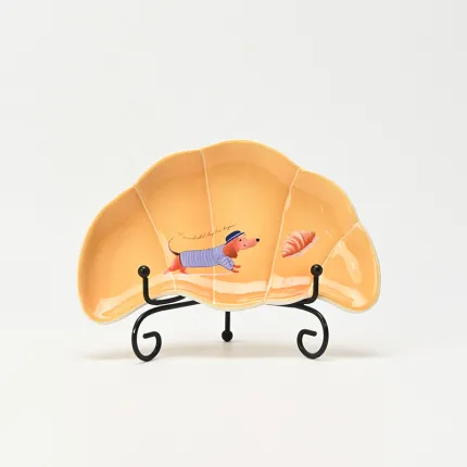 Dachshund Croissant Plate