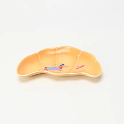 Dachshund Croissant Plate