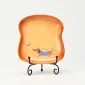 Dachshund Toast Plate