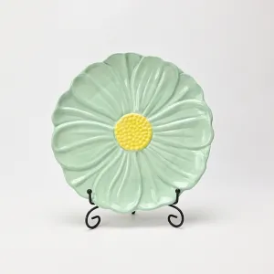 Floral Plate&ndash;green