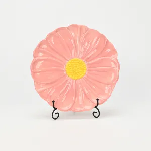 Floral Plate&ndash;red