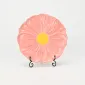 Floral Plate–red