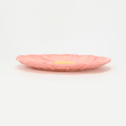 Floral Plate–red