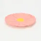 Floral Plate–red