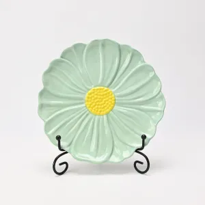 Floral Plate&ndash;green