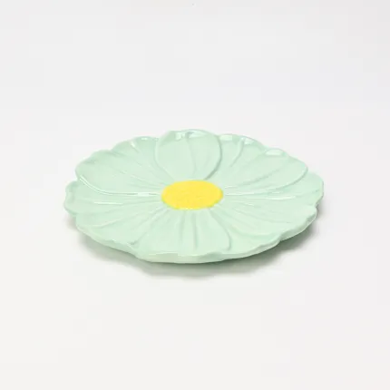 Floral Plate–green