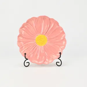 Floral Plate&ndash;red
