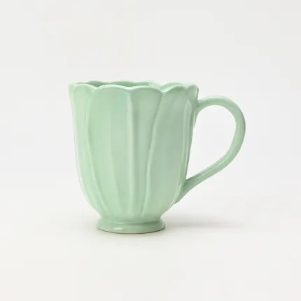 Floral Mug–green