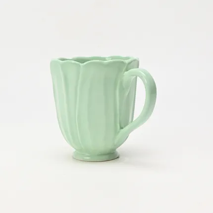 Floral Mug–green