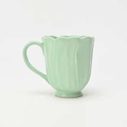 Floral Mug–green