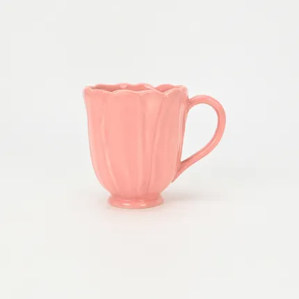 Floral Mug–red