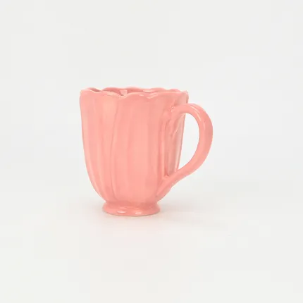 Floral Mug–red