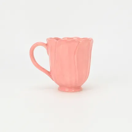 Floral Mug–red