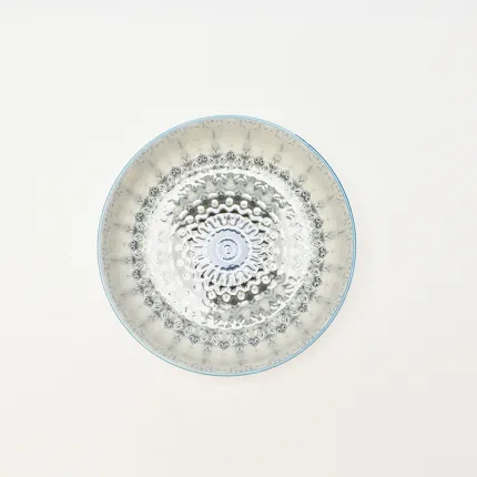 Decorative Pattern Bowl-blue sky-1