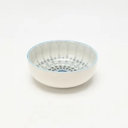 Decorative Pattern Bowl-blue sky-2