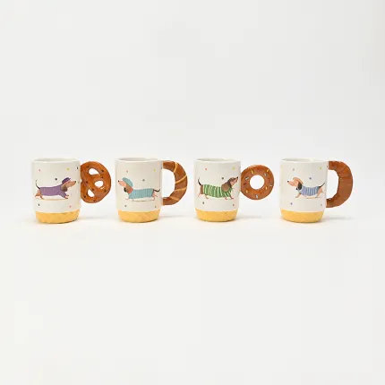Baguette Dachshund Mug-4