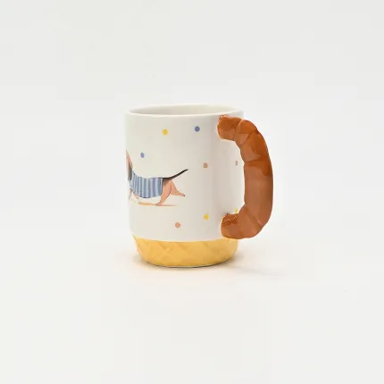 Baguette Dachshund Mug-2