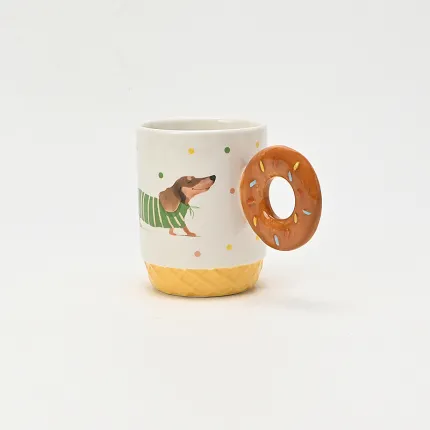 Baguette Dachshund Mug-3