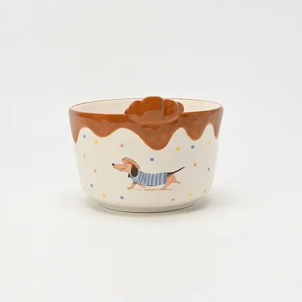 Baguette Dachshund Bowl