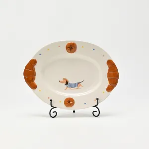 Baguette Dachshund Plate