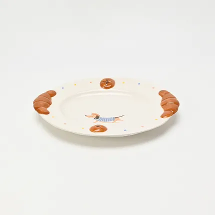 Baguette Dachshund Plate