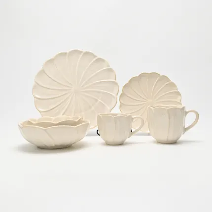 Whirling Bloom Embossed Plate-1