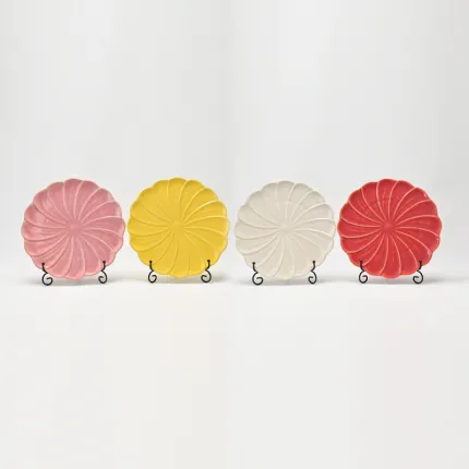 Whirling Bloom Embossed Plate-4