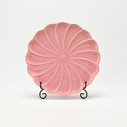Whirling Bloom Embossed Plate-2