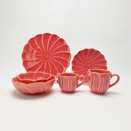 Whirling Bloom Embossed Plate-3