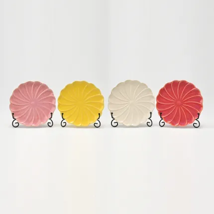 Whirling Bloom Embossed Plate-4