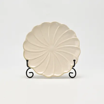 Whirling Bloom Embossed Plate-1