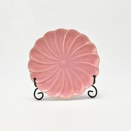Whirling Bloom Embossed Plate-2