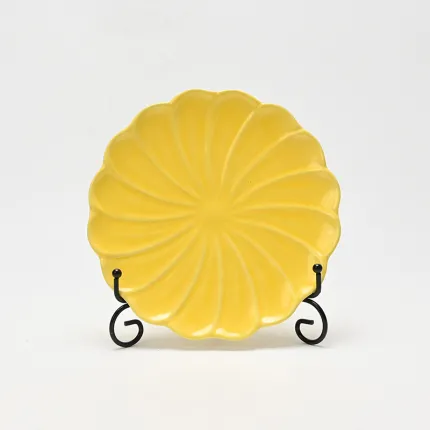 Whirling Bloom Embossed Plate-4