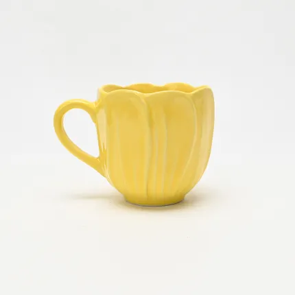 Whirling Bloom Embossed Mug-4
