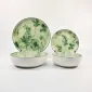 Botanical Dyed Green Plate