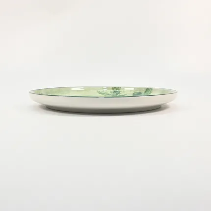 Botanical Dyed Green Plate