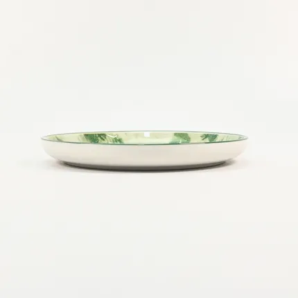 Botanical Dyed Green Plate